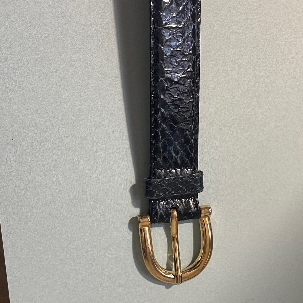VTG GENUINE SNAKESKIN BELT